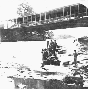 Belvidere Covered Bridge about 1870