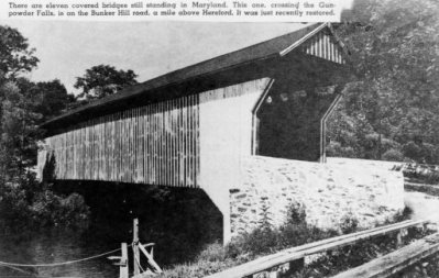 Bunker Hill Covered Bridge 1951