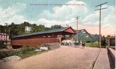 Covered Bridge #2 at Ellicott's Mills/Ellicott City c1909