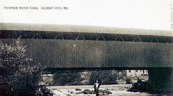 Covered Bridge #2 at Ellicott's Mills/Ellicott City c1910