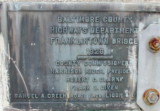 Franklintown's New Bridge 1928