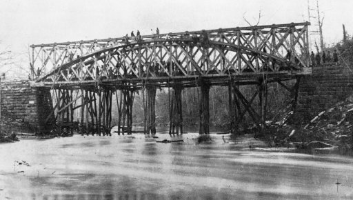 Typical Through Truss Railroad Bridge