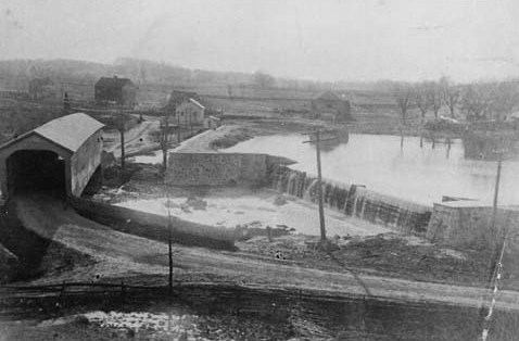 Parks Rolling Mill Covered Bridge 1909. 