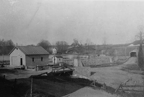 Parks Rolling Mill Covered Bridge 1909. 