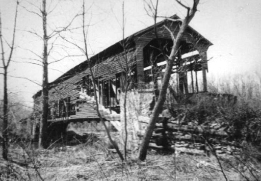 Parks Rolling Mill Covered Bridge 1941.