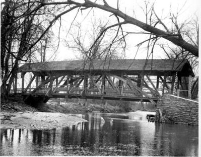 Winters Run Covered Bridge about 1920